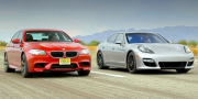 Дуэль между BMW M5 и Porsche Panamera GTS